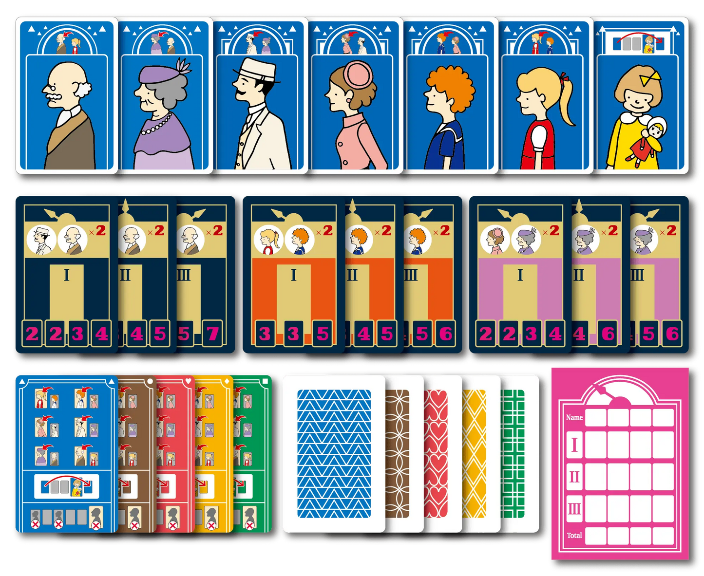 In front of the Elevators