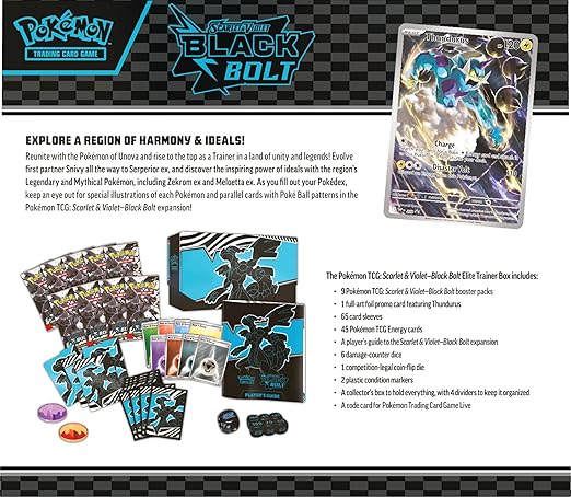 Black Bolt Elite Trainer Box - ETB (Ingles)