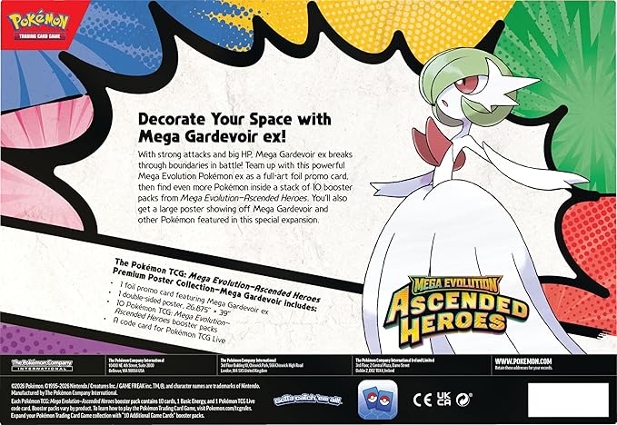 Premium Poster Collection Mega Gardevoir - Ascended Heroes Pokemon TCG (Inglés)