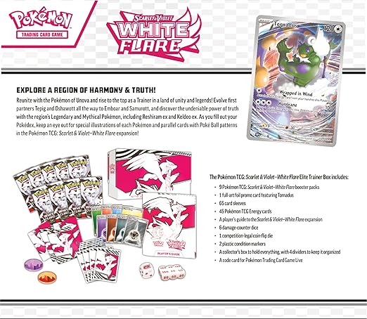 White Flare Elite Trainer Box - ETB (Ingles)
