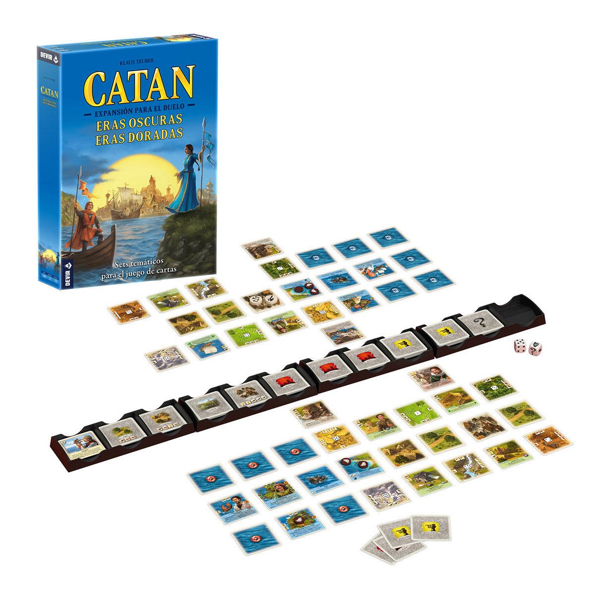 Catan Duelo Expansión Eras Oscuras Eras Doradas