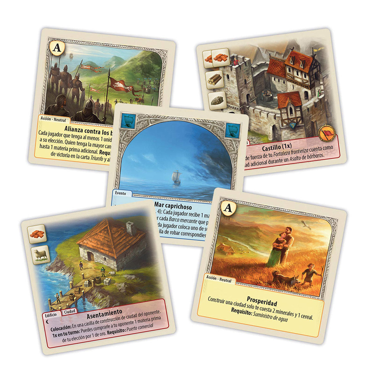 Catan Duelo Expansión Eras Oscuras Eras Doradas