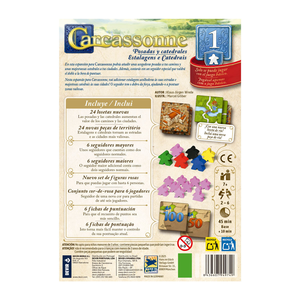 Carcassonne Posadas y Catedrales (3ra edición)