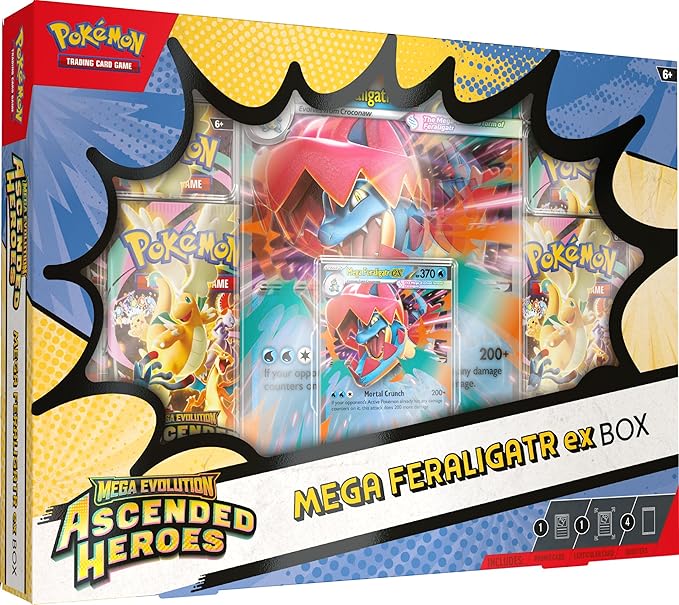 Mega Feraligatr Ex Box - Ascended Heroes Pokemon TCG (Español)