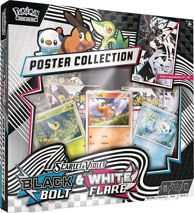 Unova Poster Collection Black Bolt & White Flare (Inglés)