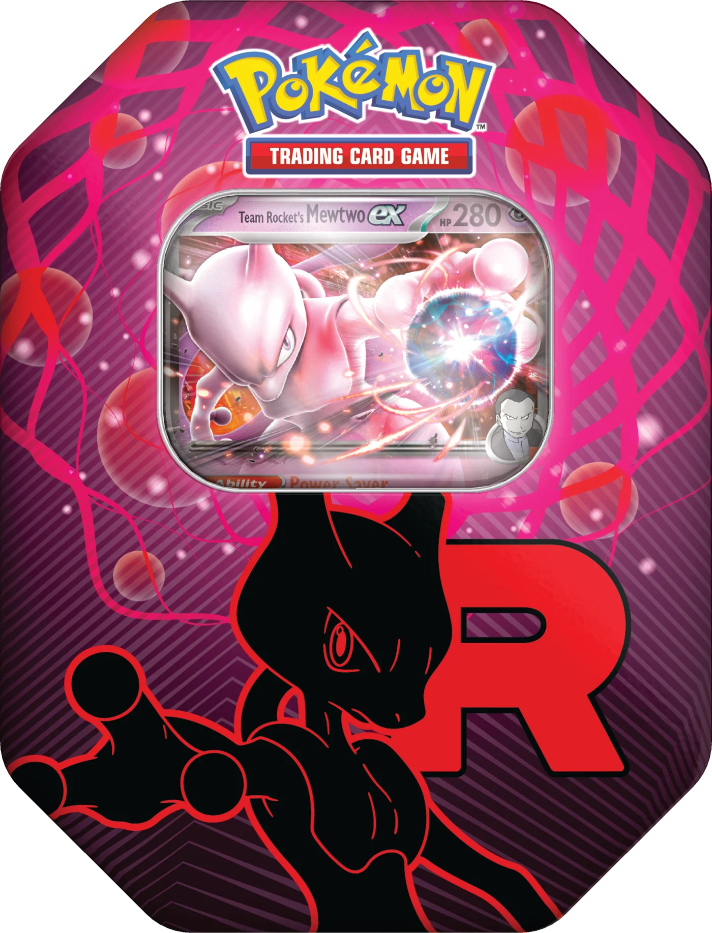 Team Rocket Tin Mewtwo - Pokemon TCG (ESPAÑOL)