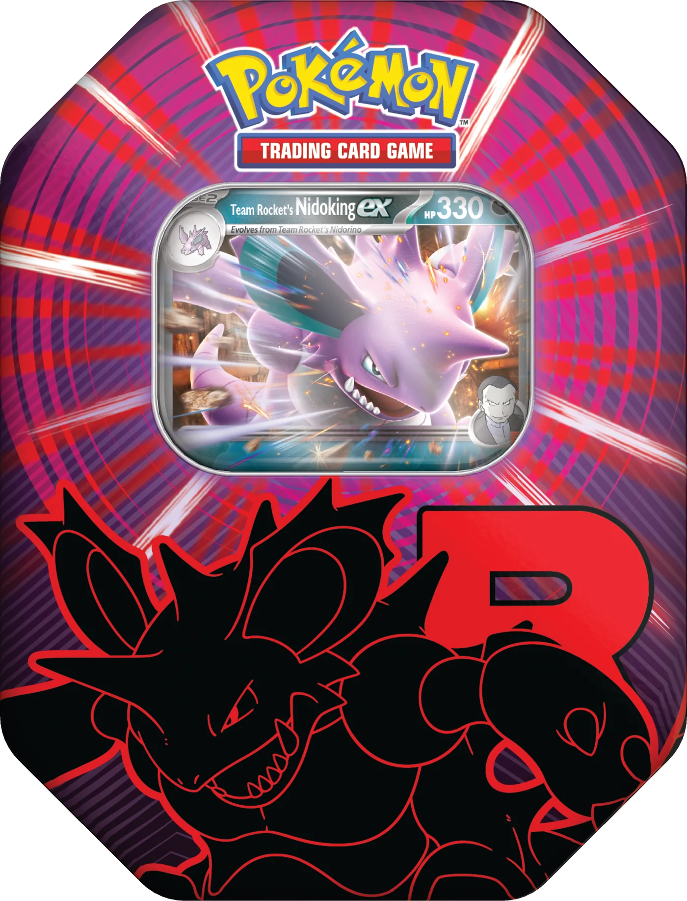 Team Rocket Tin Nidoking - Pokemon TCG (ESPAÑOL)