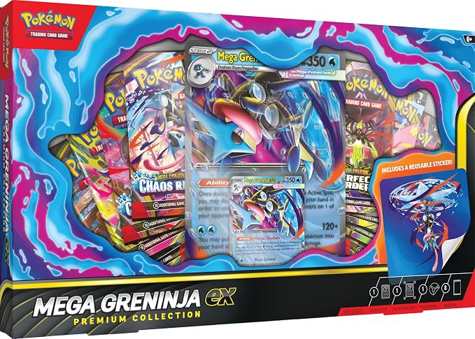 Mega Greninja ex Premium Collection - (Inglés)