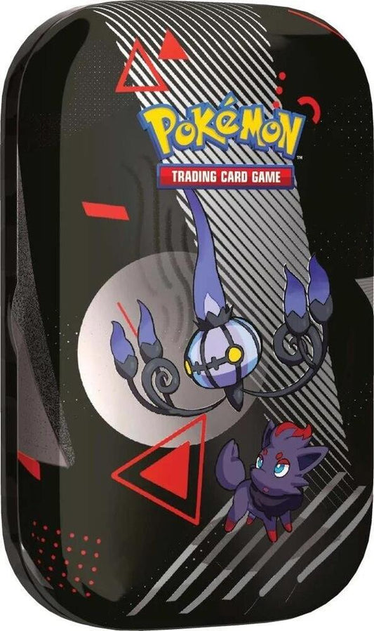 Unova Mini Tin Chandelure & Zorua - Black Bolt & White Flare (Inglés)