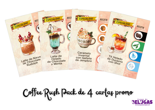 Coffee Rush - Cartas Promo Navidad