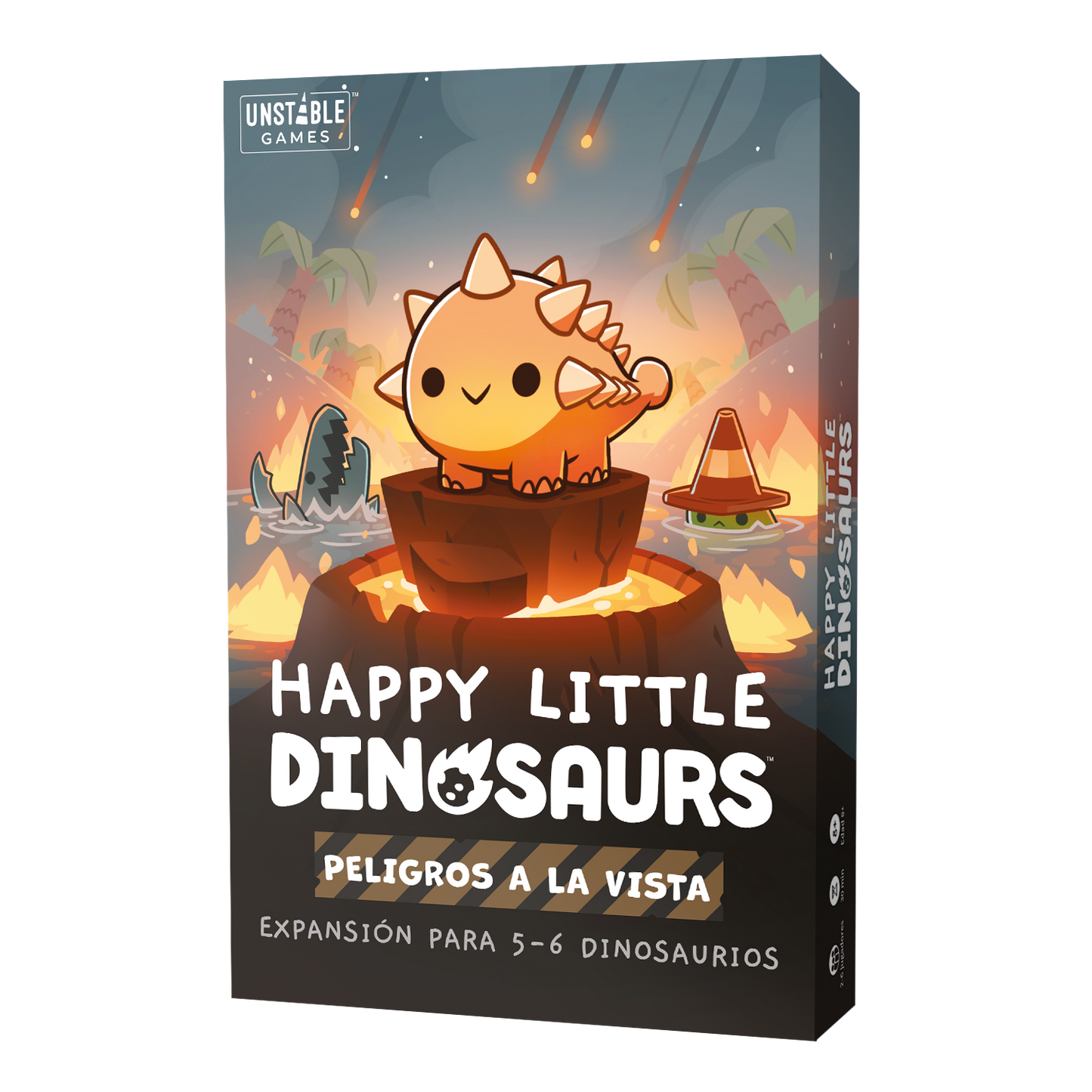 Happy Little Dinosaurs Peligros a la Vista - Expansión 5-6 jugadores