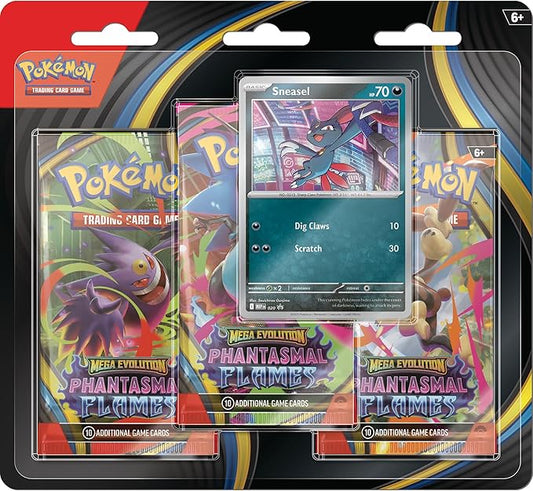 Phantasmal Flames 3-Pack Blister Sneasel (Inglés)