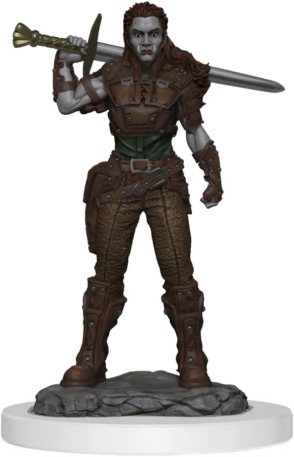 D&D Nolzur's Marvelous Minis: Orc Fighter Female