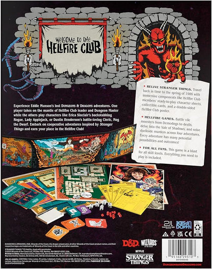 Dungeons & Dragons Stranger Things: Welcome to The Hellfire Club