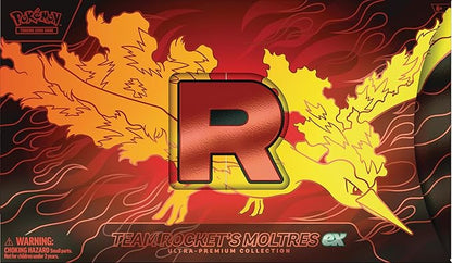 Pokémon TCG: Team Rocket’s Moltres Ex Ultra-Premium Collection (Inglés)