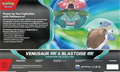 Pokémon TCG: Venusaur ex & Blastoise ex Premium Collection
