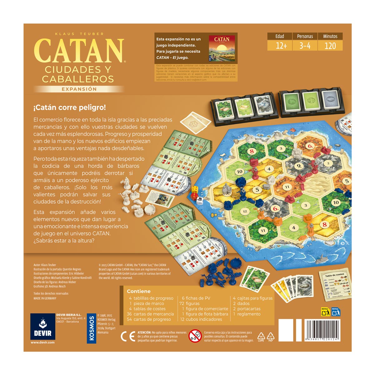 Catan Expansión Ciudades y Caballeros
