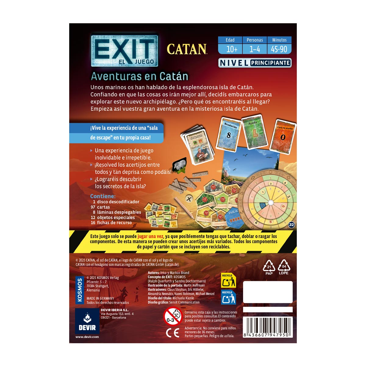Exit: Aventuras en Catan (Principiante)