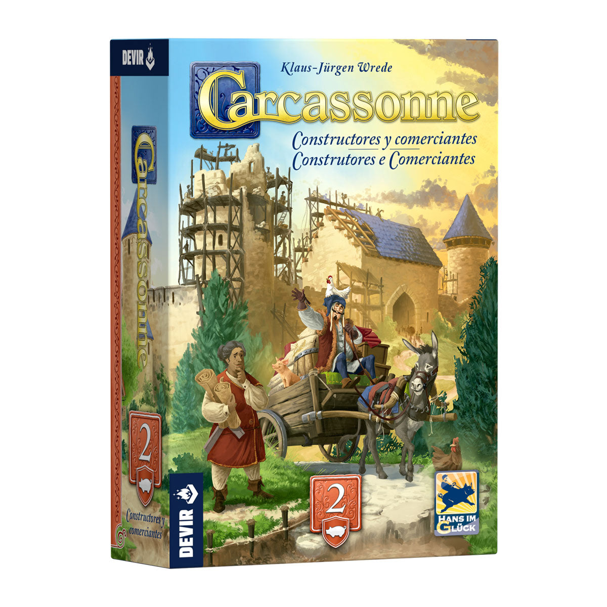 Carcassonne exp 2 Constructores y comerciantes