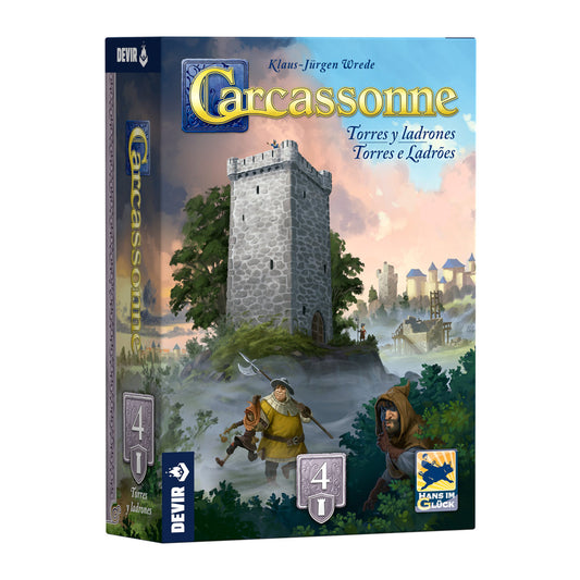 Carcassonne exp 4 Torres y ladrones (3ra edición)