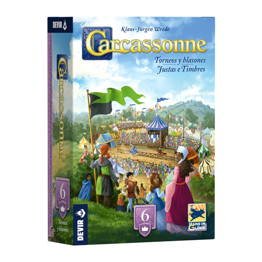 Carcassonne exp 6 Torneos y blasones (3ra edición)