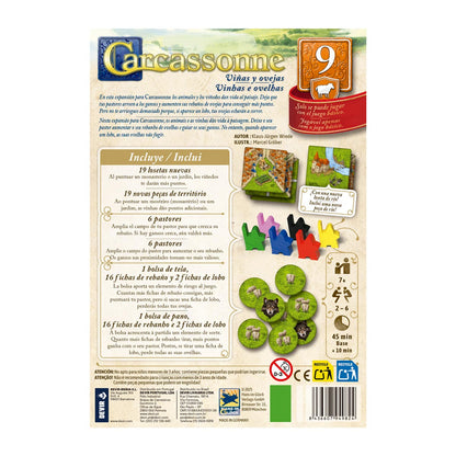 Carcassonne exp 9 Viñas y ovejas (3ra edición)
