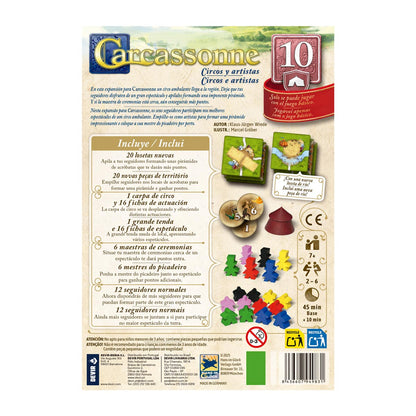 Carcassonne exp 10 Circos y artistas (3ra edición)