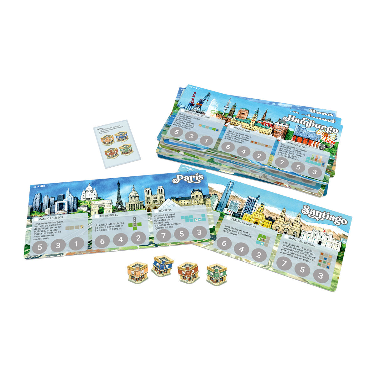 Cities: Expansion - Tableros de logros de ciudad + teatros