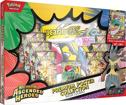 Ascended Heroes - Premium Poster Collection Mega Lucario (Español)