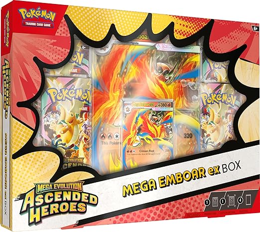 Mega Emboar Ex Box - Ascended Heroes Pokemon TCG (Español)