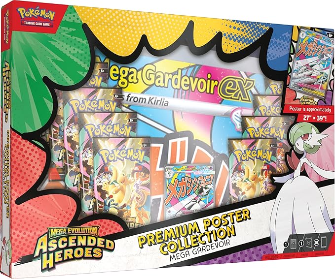 Premium Poster Collection Mega Gardevoir - Ascended Heroes Pokemon TCG (Inglés)