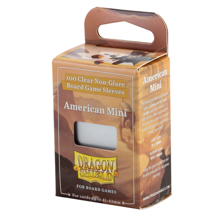 Dragon Shield- Micas American Mini Size "Clear- Non Glare"