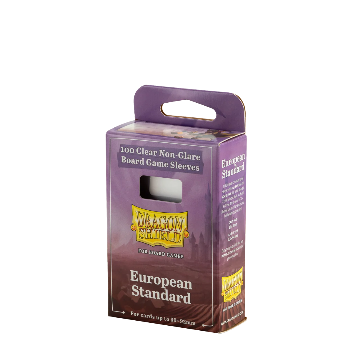 Dragon Shield- Micas European Standard Size "Clear- Non Glare"