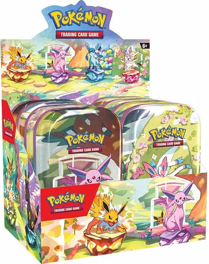 Prismatic Evolutions - Mini Tins Display (Español)