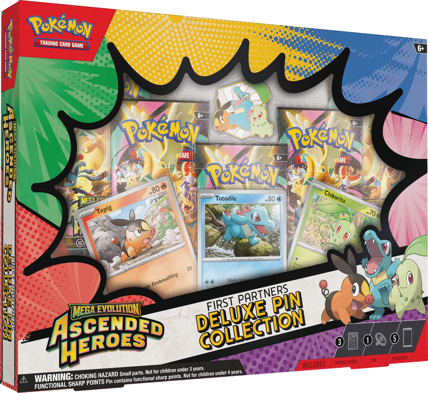 First Partners Deluxe Pin Collection - Ascended Heroes Pokemon TCG (Español)