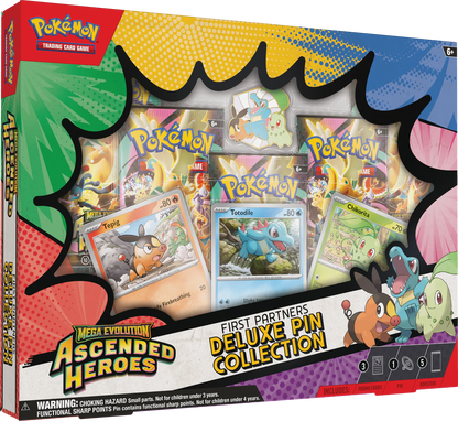 First Partners Deluxe Pin Collection - Ascended Heroes Pokemon TCG (Español)