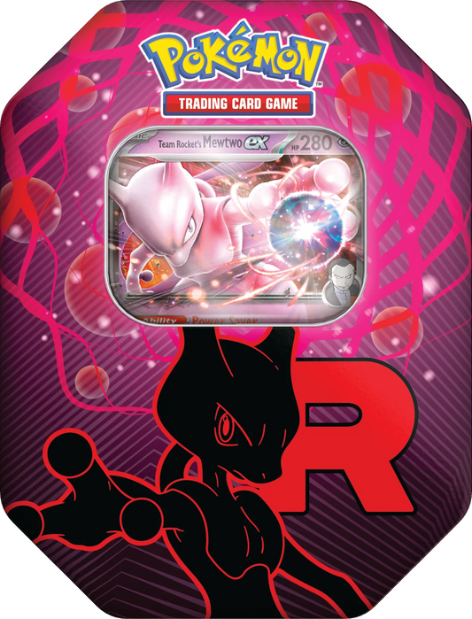 Team Rocket Tin Mewtwo - Pokemon TCG (ESPAÑOL)