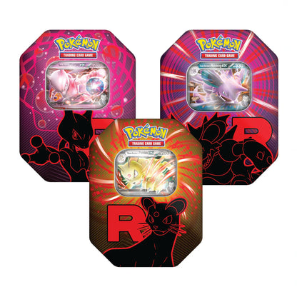 Team Rocket Tin Trio - Pokemon TCG (ESPAÑOL)