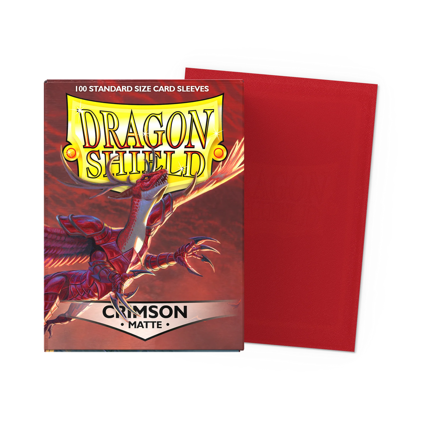 Dragon Shield- Matte Sleeves - Standard size "Crimson"