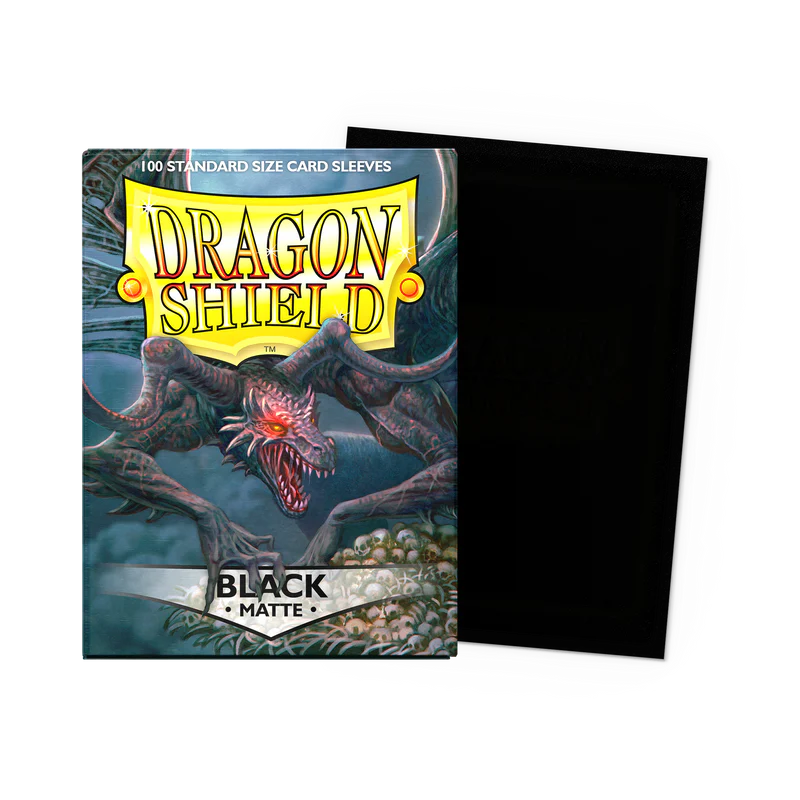 Dragon Shield- Matte Sleeves - Standard size "Black"