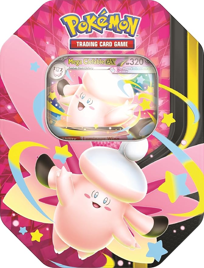 Mega Clefable ex Tin- Pokemon TCG (Español)