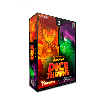 Dice Throne 3: Piromante vs Ladrón Sombrío