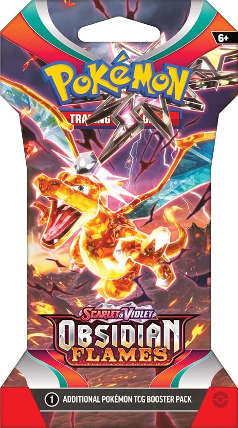 Obsidian Flames Sleeved Booster (ESPAÑOL)