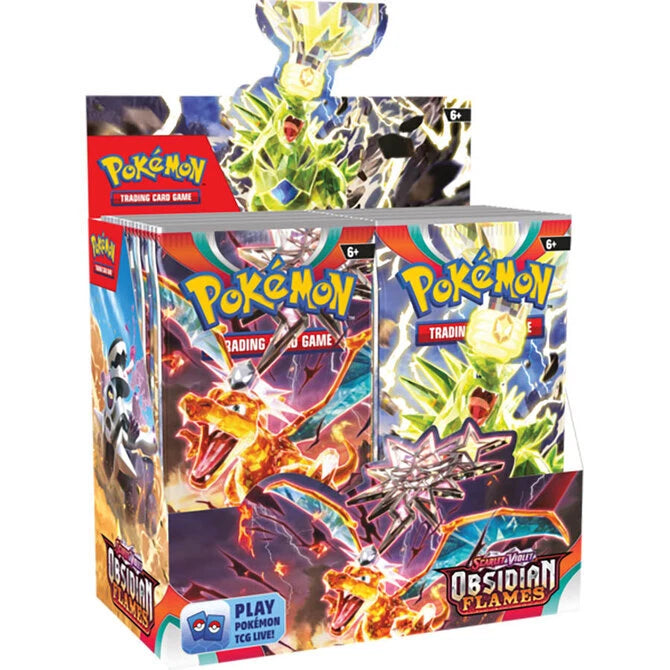 Obsidian Flames - Booster Display Box (Español)