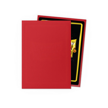 Dragon Shield- Matte Sleeves - Standard size "Crimson"